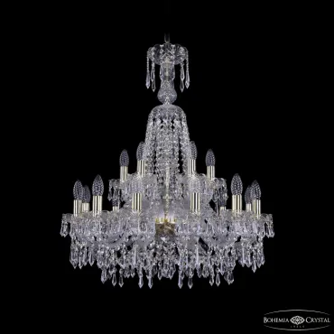 Подвесная люстра Bohemia Ivele Crystal 1403 1403/12+6/240/XL-80 G