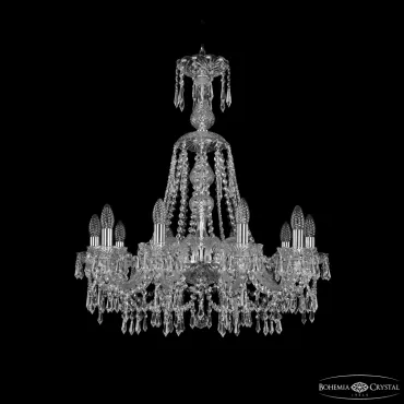 Подвесная люстра Bohemia Ivele Crystal 1403 1403/10/240/XL-75 Ni Подвесная люстра Bohemia Ivele Crystal 1403 1403/10/240/XL-75 Ni