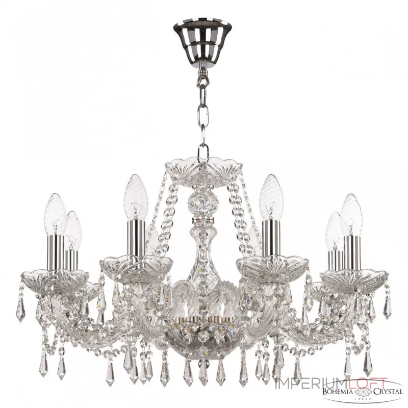 Подвесная люстра Bohemia Ivele Crystal 104 104/8/195 Ni