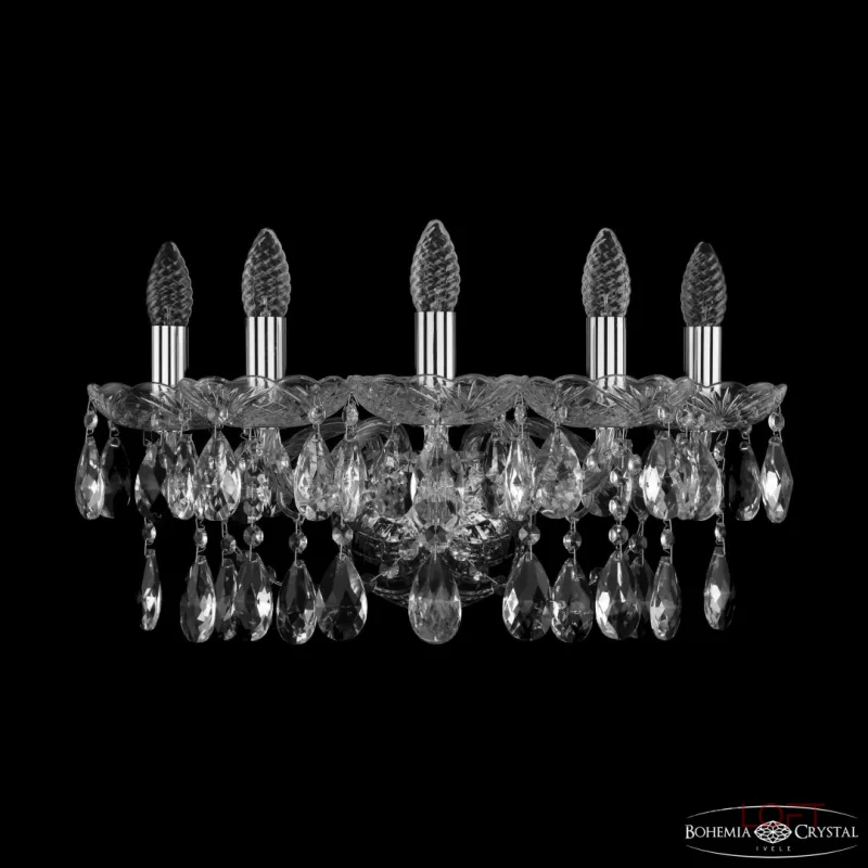 Бра Bohemia Ivele Crystal 1413 1413B/5/165/XL Ni Бра Bohemia Ivele Crystal 1413 1413B/5/165/XL Ni