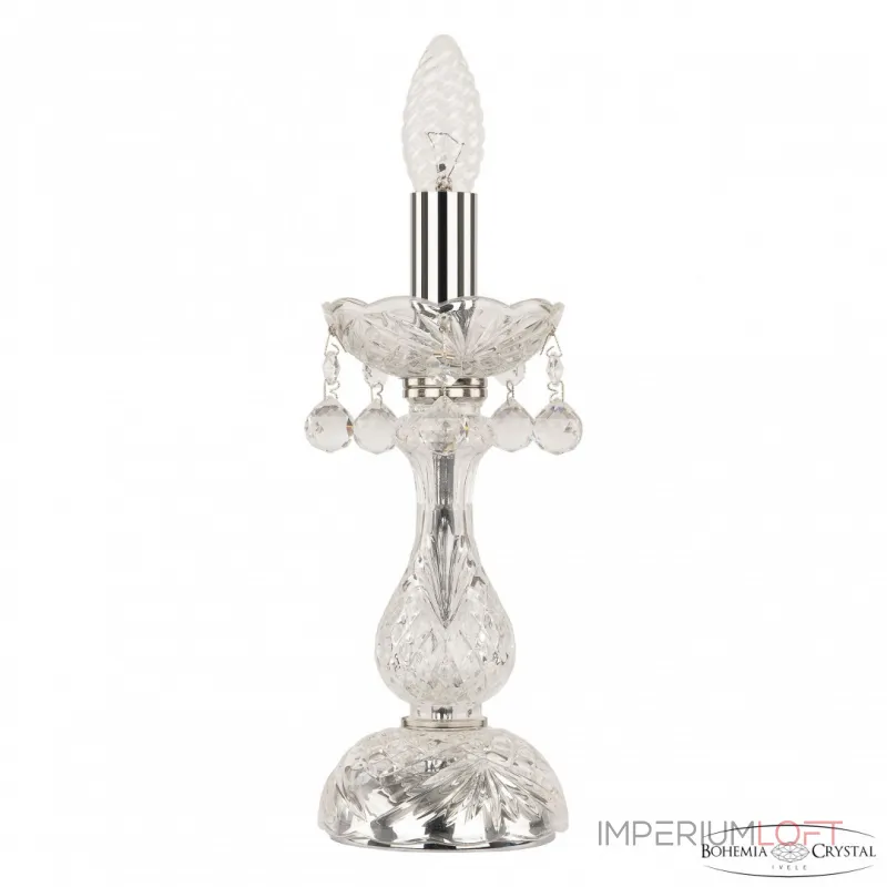 Настольная лампа Bohemia Ivele Crystal 108 108L/1-27 Ni от ImperiumLoft Настольная лампа Bohemia Ivele Crystal 108 108L/1-27 Ni от ImperiumLoft