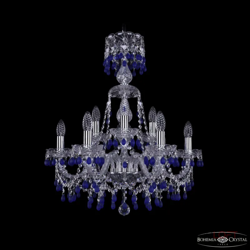 Подвесная люстра Bohemia Ivele Crystal 1410 1410/6+3/195/XL-66 Ni V3001 Подвесная люстра Bohemia Ivele Crystal 1410 1410/6+3/195/XL-66 Ni V3001