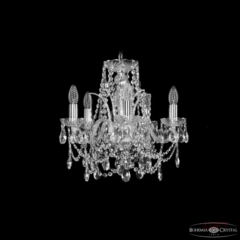 Подвесная люстра Bohemia Ivele Crystal 1411 1411/5/141 Ni