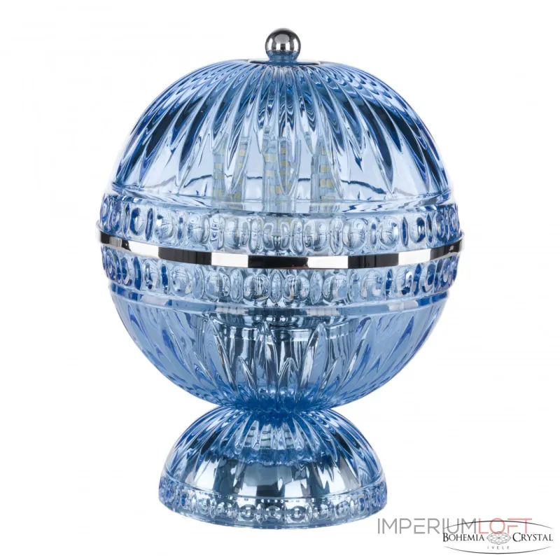 Настольная лампа Bohemia Ivele Crystal 5480 5480L/17 Ni Aquamarine/M-1G Настольная лампа Bohemia Ivele Crystal 5480 5480L/17 Ni Aquamarine/M-1G