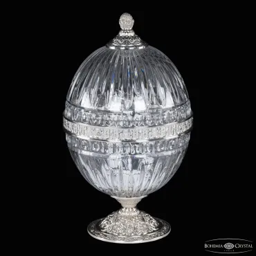 Настольная лампа Bohemia Ivele Crystal 5680 5680L/18 Ni Clear/M-1G