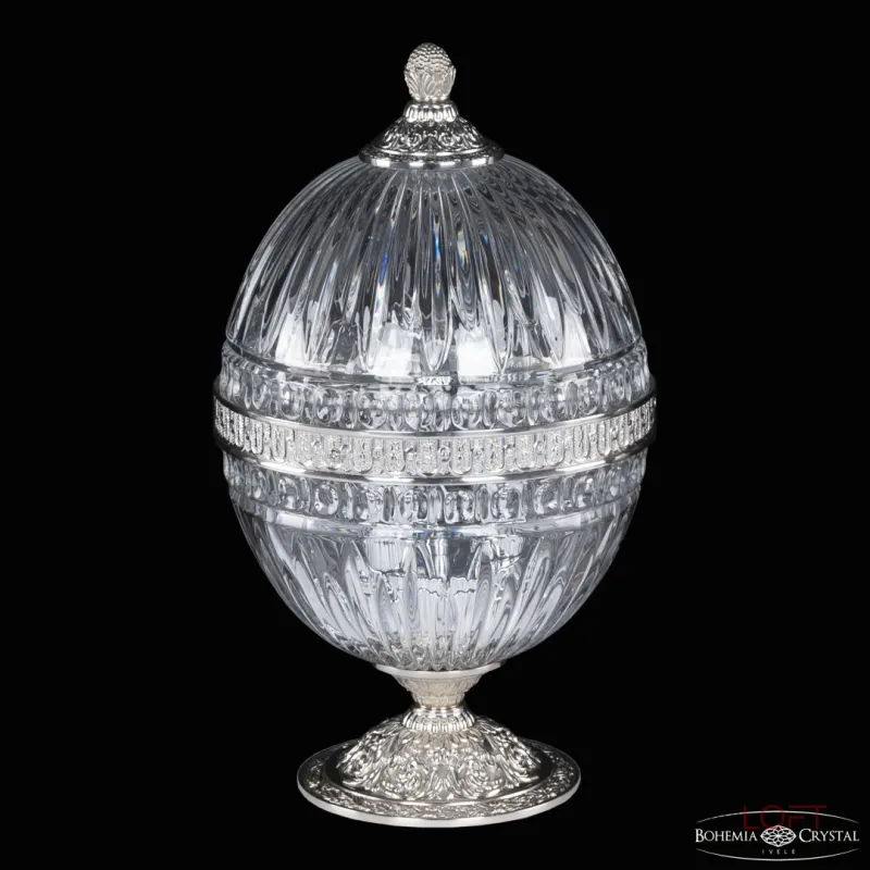 Настольная лампа Bohemia Ivele Crystal 5680 5680L/18 Ni Clear/M-1G Настольная лампа Bohemia Ivele Crystal 5680 5680L/18 Ni Clear/M-1G