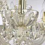 Подвесная люстра Bohemia Ivele Crystal 5413 5413/12+6/300 G Clear/M-1H