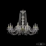 Подвесная люстра Bohemia Ivele Crystal 1402 1402/10/360 G