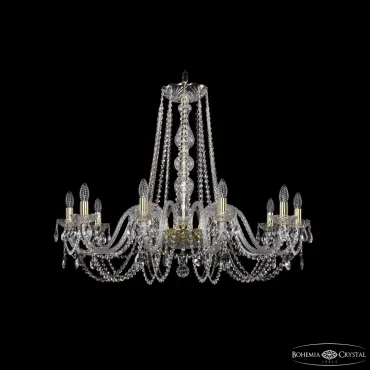 Подвесная люстра Bohemia Ivele Crystal 1402 1402/10/360 G