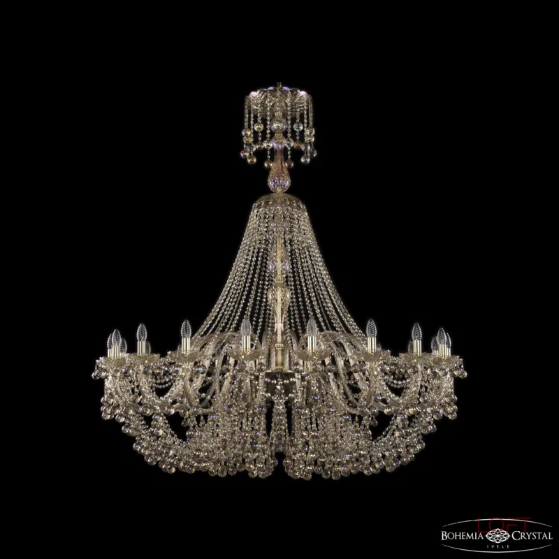 Подвесная люстра Bohemia Ivele Crystal 1409 1409/20/530/XL-160 G M801