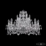 Подвесная люстра Bohemia Ivele Crystal 1402 1402/12+6/240 Ni