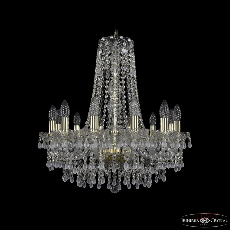Подвесная люстра Bohemia Ivele Crystal 1410 1410/12/195/h-60 G V0300 Подвесная люстра Bohemia Ivele Crystal 1410 1410/12/195/h-60 G V0300