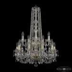 Подвесная люстра Bohemia Ivele Crystal 1402 1402/10+5/195/h-80/2d G