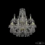 Подвесная люстра Bohemia Ivele Crystal 1409 1409/10+5/195/2d G