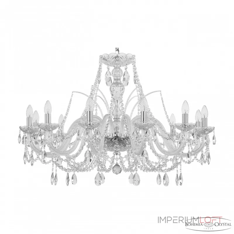Подвесная люстра Bohemia Ivele Crystal 105 105/12/360 Ni Подвесная люстра Bohemia Ivele Crystal 105 105/12/360 Ni