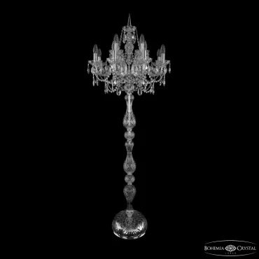 Настольная лампа Bohemia Ivele Crystal 1411 1411T1/8+4/195-170 Ni Настольная лампа Bohemia Ivele Crystal 1411 1411T1/8+4/195-170 Ni
