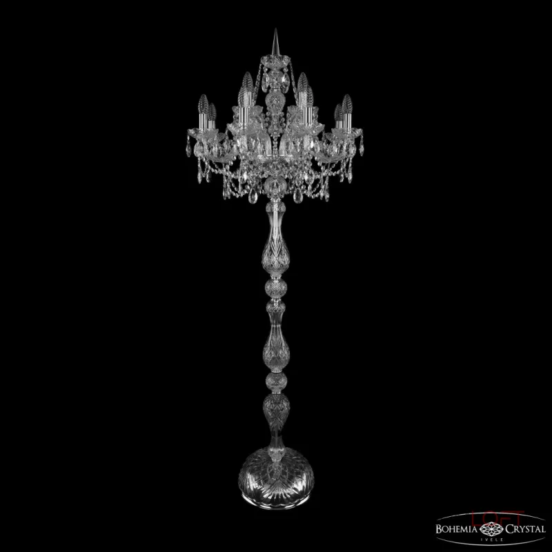 Настольная лампа Bohemia Ivele Crystal 1411 1411T1/8+4/195-170 Ni Настольная лампа Bohemia Ivele Crystal 1411 1411T1/8+4/195-170 Ni