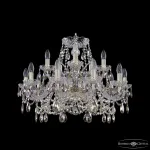Подвесная люстра Bohemia Ivele Crystal 1411 1411/10+5/240 G R801