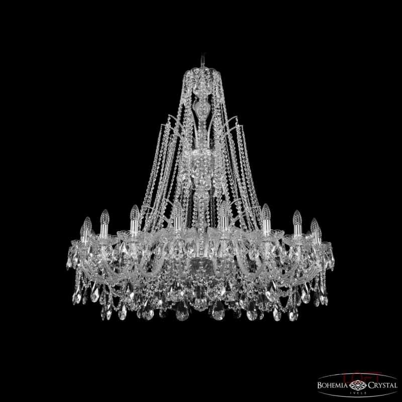Подвесная люстра Bohemia Ivele Crystal 1411 1411/20/400/XL-120 Ni Подвесная люстра Bohemia Ivele Crystal 1411 1411/20/400/XL-120 Ni