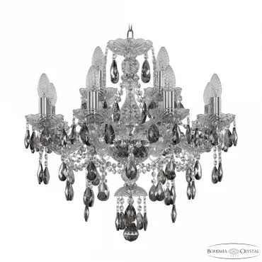 Подвесная люстра Bohemia Ivele Crystal 1415 1415/8+4/200 Ni K731 Подвесная люстра Bohemia Ivele Crystal 1415 1415/8+4/200 Ni K731