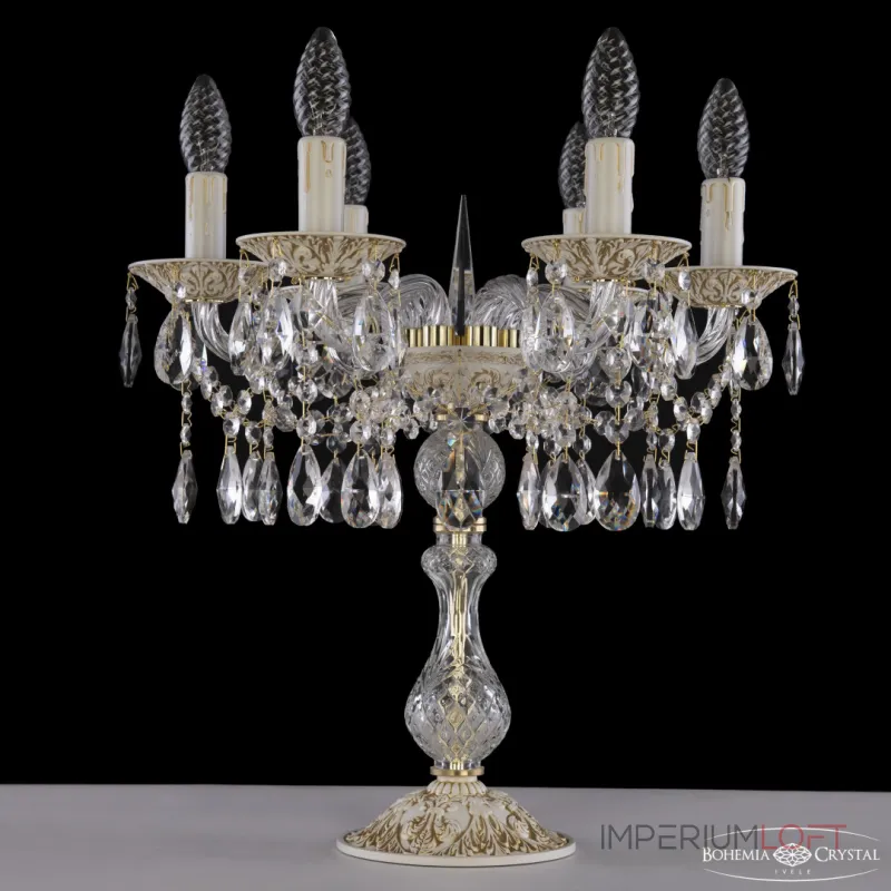 Настольная лампа Bohemia Ivele Crystal AL1613 AL16313L8/6/141-44 WMG Настольная лампа Bohemia Ivele Crystal AL1613 AL16313L8/6/141-44 WMG