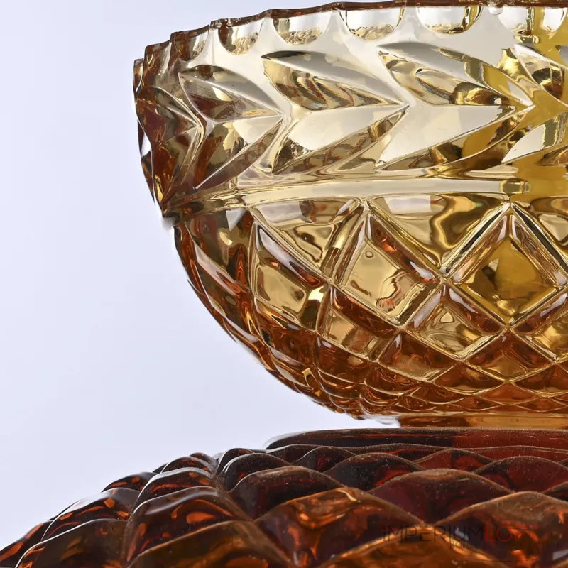 Подвесной светильник Bohemia Ivele Crystal 5478 5478/22 G Amber/M-1F Leafs