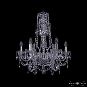 Подвесная люстра Bohemia Ivele Crystal 1411 1411/6/195/XL-63 Ni