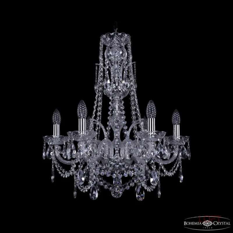 Подвесная люстра Bohemia Ivele Crystal 1411 1411/6/195/XL-63 Ni