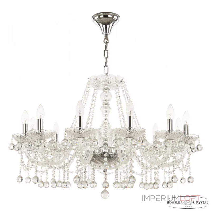 Подвесная люстра Bohemia Ivele Crystal 108 108/12/300 Ni