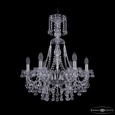 Люстра Bohemia Ivele Crystal 1409 1409/6/195/XL-68 Ni