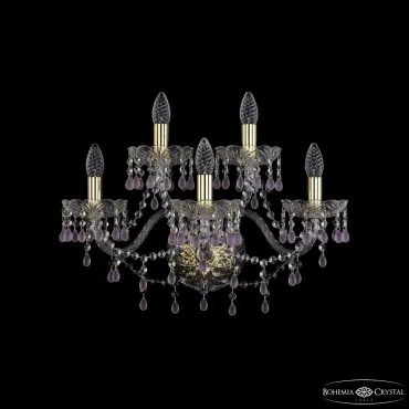 Бра Bohemia Ivele Crystal 1410 1410B/3+2/195/XL G V7010