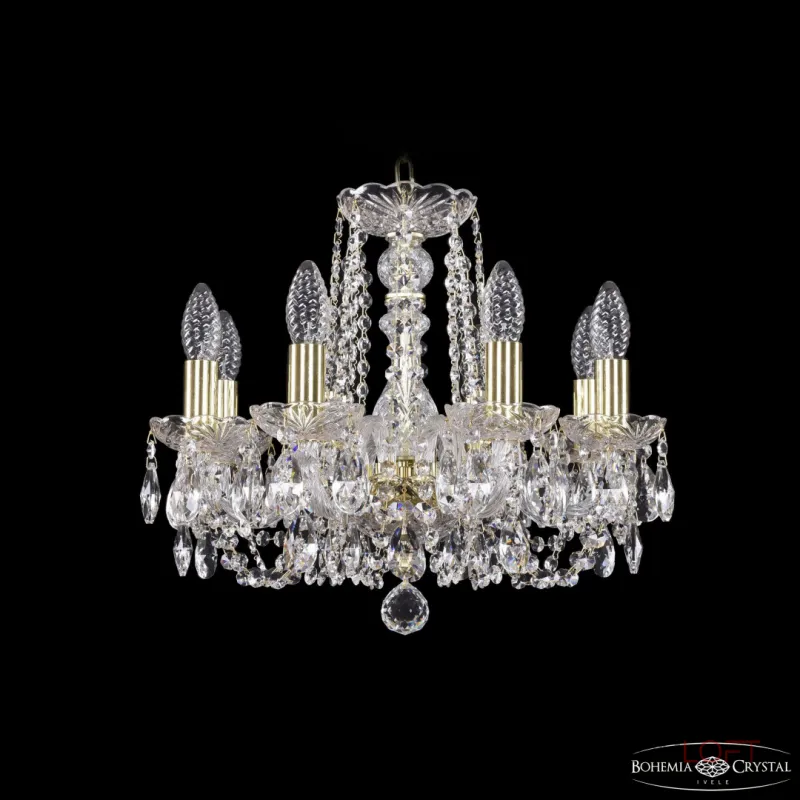Подвесная люстра Bohemia Ivele Crystal 1402 1402/8/141 G