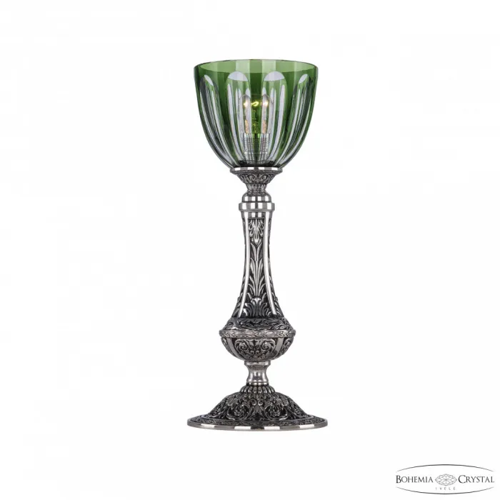 Настольная лампа Bohemia Ivele Crystal Florence 71100L/15 NB P1 Clear-Green/H-1H от ImperiumLoft
