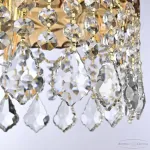 Подвесной светильник Bohemia Ivele Crystal 5478 5478/22 G Amber/M-1F Leafs