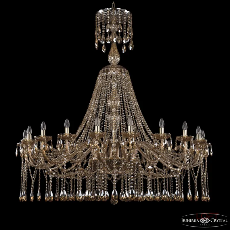 Подвесная люстра Bohemia Ivele Crystal 1413 1413/20/530/XL-158 G M721