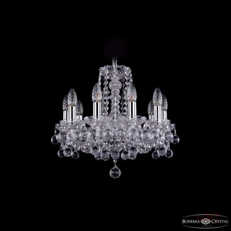 Подвесная люстра Bohemia Ivele Crystal 1402 1402/10/141 Ni Balls