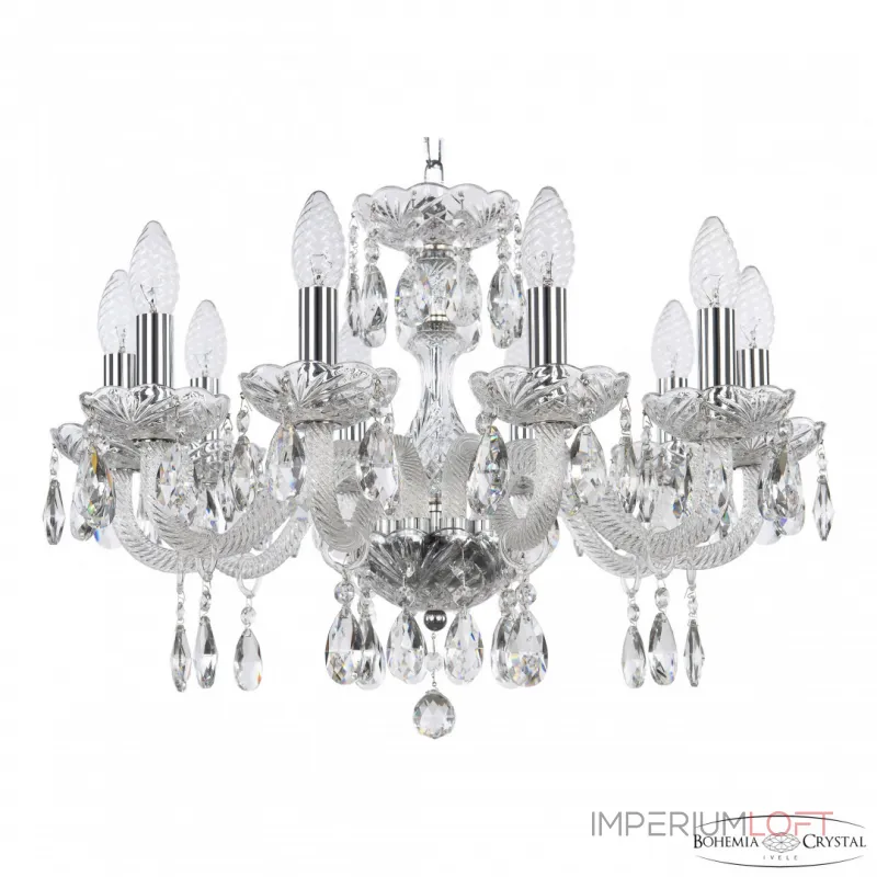 Подвесная люстра Bohemia Ivele Crystal 117 117/10/195 Ni Подвесная люстра Bohemia Ivele Crystal 117 117/10/195 Ni