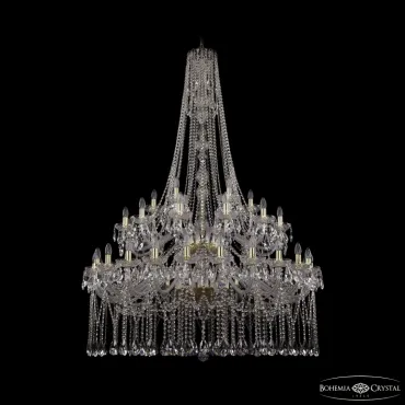 Подвесная люстра Bohemia Ivele Crystal 1413 1413/24+12+6/460/h-185/2d Ni