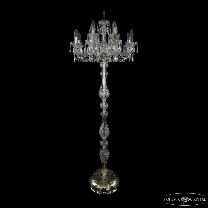 Торшер Bohemia Ivele Crystal 1402 1402T1/8+4/195-165 G от ImperiumLoft