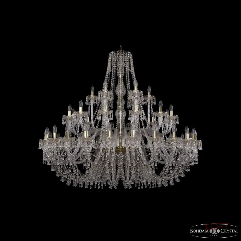 Подвесная люстра Bohemia Ivele Crystal 1410 1410/24+12+6/530 G V0300 Подвесная люстра Bohemia Ivele Crystal 1410 1410/24+12+6/530 G V0300