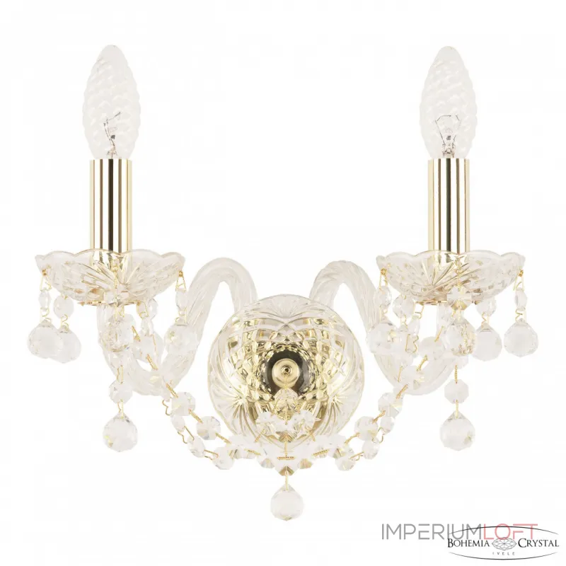 Бра Bohemia Ivele Crystal 108 108B/2/141 G Бра Bohemia Ivele Crystal 108 108B/2/141 G