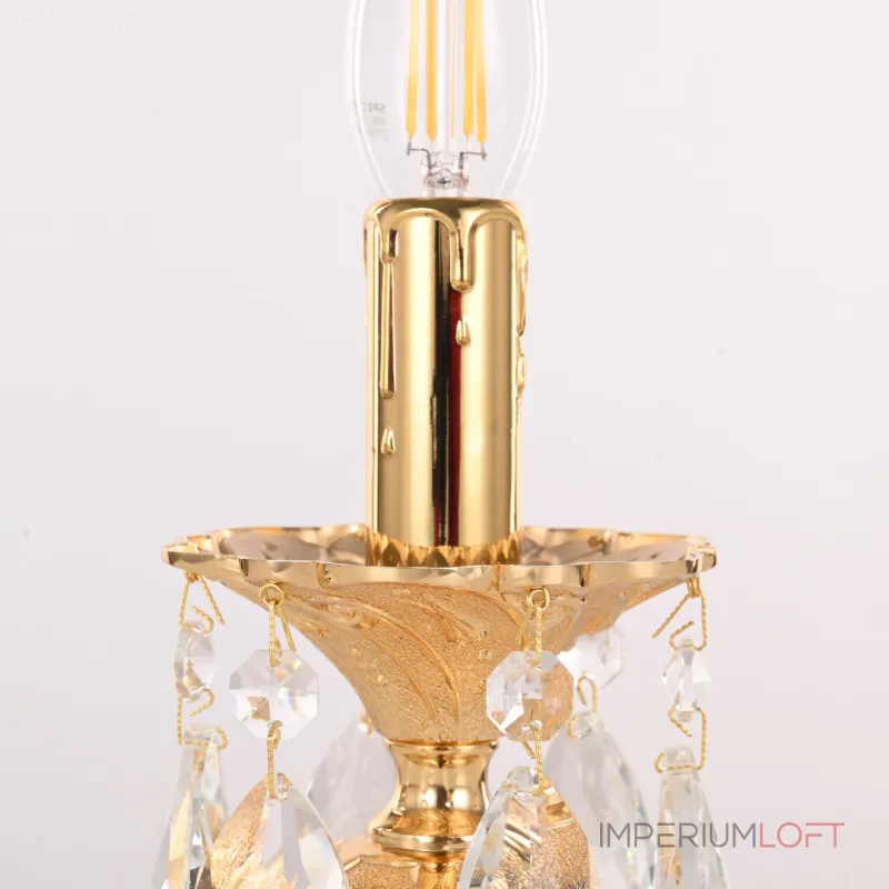 Настольная лампа Bohemia Ivele Crystal AL77 AL77500L/1-23 G
