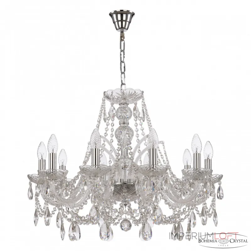 Подвесная люстра Bohemia Ivele Crystal 105 105/10/240 Ni