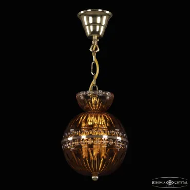 Подвесной светильник Bohemia Ivele Crystal 5480 5480/17 G Amber/M-1G
