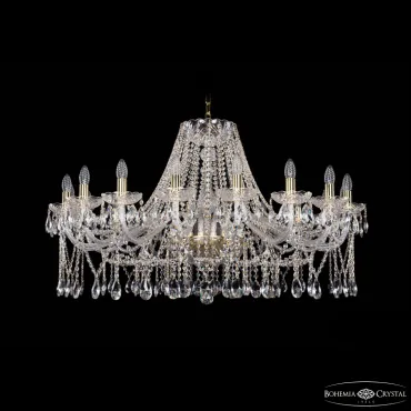 Подвесная люстра Bohemia Ivele Crystal 1413 1413/18/400 G Подвесная люстра Bohemia Ivele Crystal 1413 1413/18/400 G