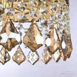 Подвесной светильник Bohemia Ivele Crystal 5478 5478/22 G Amber/M-1F Leafs K721