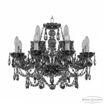 Подвесная люстра Bohemia Ivele Crystal 1411 1411/8+4/195 Ni M731