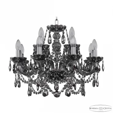 Подвесная люстра Bohemia Ivele Crystal 1411 1411/8+4/195 Ni M731 Подвесная люстра Bohemia Ivele Crystal 1411 1411/8+4/195 Ni M731