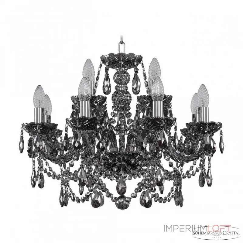 Подвесная люстра Bohemia Ivele Crystal 1411 1411/8+4/195 Ni M731 Подвесная люстра Bohemia Ivele Crystal 1411 1411/8+4/195 Ni M731