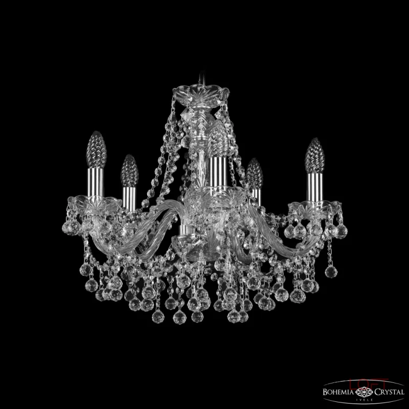 Подвесная люстра Bohemia Ivele Crystal 1409 1409/5/160 Ni
